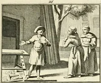 An illustration from Staat- en zedekundige zinneprenten, of, Leerzame fabelen (1731)