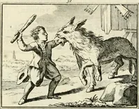 An illustration from Staat- en zedekundige zinneprenten, of, Leerzame fabelen (1731)