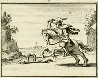 An illustration from Staat- en zedekundige zinneprenten, of, Leerzame fabelen (1731)