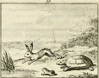 Picture 74 of 132 from Staat- en zedekundige zinneprenten, of, Leerzame fabelen (1731), leaf 221