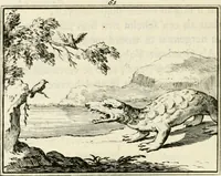 Picture 82 of 132 from Staat- en zedekundige zinneprenten, of, Leerzame fabelen (1731), leaf 247