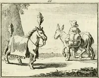 An illustration from Staat- en zedekundige zinneprenten, of, Leerzame fabelen (1731)
