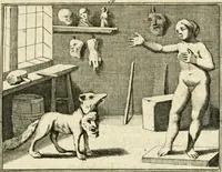 Picture 100 of 132 from Staat- en zedekundige zinneprenten, of, Leerzame fabelen (1731), leaf 290