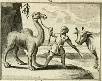 An illustration from Staat- en zedekundige zinneprenten, of, Leerzame fabelen (1731)