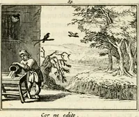 Picture 112 of 132 from Staat- en zedekundige zinneprenten, of, Leerzame fabelen (1731), leaf 313