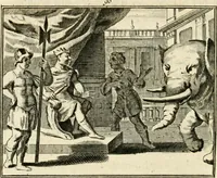 An illustration from Staat- en zedekundige zinneprenten, of, Leerzame fabelen (1731)