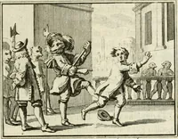 An illustration from Staat- en zedekundige zinneprenten, of, Leerzame fabelen (1731)
