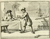 An illustration from Staat- en zedekundige zinneprenten, of, Leerzame fabelen (1731)