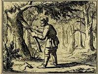 An illustration from Staat- en zedekundige zinneprenten, of, Leerzame fabelen : die van den Heere La Court speelswyze (1731)