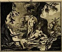 An illustration from Staat- en zedekundige zinneprenten, of, Leerzame fabelen : die van den Heere La Court speelswyze (1731)
