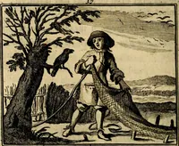 An illustration from Staat- en zedekundige zinneprenten, of, Leerzame fabelen : die van den Heere La Court speelswyze (1731)