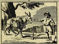 Picture 63 of 132 from Staat- en zedekundige zinneprenten, of, Leerzame fabelen : die van den Heere La Court speelswyze (1731), leaf 194