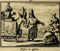 Picture 66 of 132 from Staat- en zedekundige zinneprenten, of, Leerzame fabelen : die van den Heere La Court speelswyze (1731), leaf 199