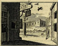 An illustration from Staat- en zedekundige zinneprenten, of, Leerzame fabelen : die van den Heere La Court speelswyze (1731)