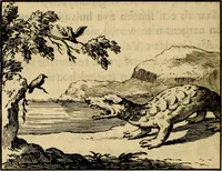 An illustration from Staat- en zedekundige zinneprenten, of, Leerzame fabelen : die van den Heere La Court speelswyze (1731)