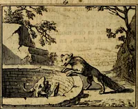 Picture 88 of 132 from Staat- en zedekundige zinneprenten, of, Leerzame fabelen : die van den Heere La Court speelswyze (1731), leaf 257