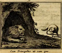 Picture 96 of 132 from Staat- en zedekundige zinneprenten, of, Leerzame fabelen : die van den Heere La Court speelswyze (1731), leaf 275