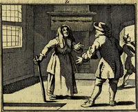 An illustration from Staat- en zedekundige zinneprenten, of, Leerzame fabelen : die van den Heere La Court speelswyze (1731)