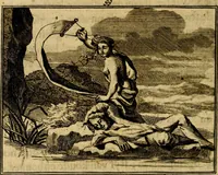 An illustration from Staat- en zedekundige zinneprenten, of, Leerzame fabelen : die van den Heere La Court speelswyze (1731)