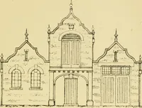 An illustration from Stable building and stable fitting : a handbook for the use of architects, builders, and horse owners (1891)