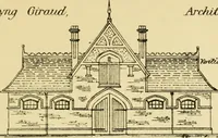 An illustration from Stable building and stable fitting : a handbook for the use of architects, builders, and horse owners (1891)