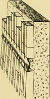 An illustration from Stable building and stable fitting : a handbook for the use of architects, builders, and horse owners (1891)