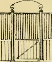 An illustration from Stable building and stable fitting : a handbook for the use of architects, builders, and horse owners (1891)