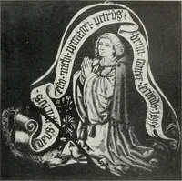 An illustration from Stained glass; a handbook on the art of stained and painted glass, its origin and development from the time of Charlemagne to its decadence (850-1650 A. D.) (1922)