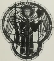 An illustration from Stained glass; a handbook on the art of stained and painted glass, its origin and development from the time of Charlemagne to its decadence (850-1650 A. D.) (1922)