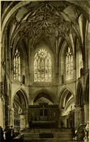 An illustration from Stained glass tours in England (1909)