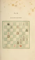 An illustration from Stamma on the game of chess; containing numerous openings of games, and one hundred critical situations, illustrated on colored diagrams (1818)