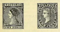 An illustration from Stamp-collector's magazine (1863)