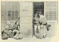 An illustration from The stamp king (1899)