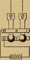 An illustration from The standard electrical dictionary : a popular encyclopaedia of words and terms used in the practice of electrical engineering (1898)