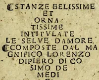 An illustration from Stanze belissime et ornatissime, intitvlate, le selve d'amore (1522)