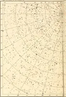 An illustration from Star atlas containing maps of all the stars from 1 to 6.5 magnitude between the North Pole and 34 south declination, and of all nebulae and star clusters in the same region which are visible in telescopes of moderate powers. With explanatory text by H.J. Klein. Translated by Edmond McClure (1901)