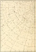 An illustration from Star atlas containing maps of all the stars from 1 to 6.5 magnitude between the North Pole and 34 south declination, and of all nebulae and star clusters in the same region which are visible in telescopes of moderate powers. With explanatory text by H.J. Klein. Translated by Edmond McClure (1901)