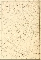 An illustration from Star atlas containing maps of all the stars from 1 to 6.5 magnitude between the North Pole and 34 south declination, and of all nebulae and star clusters in the same region which are visible in telescopes of moderate powers. With explanatory text by H.J. Klein. Translated by Edmond McClure (1901)