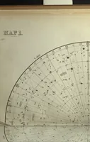 An illustration from A star atlas for the library, the school and the observatory. Showing 6,000 stars and 1,500 objects of interest, in twelve circular maps on the equidistant projection; with two coloured index plates, in their proper relative positions, including all the stars to the fifth magnitude, and the constellation figures ... With a letter press introduction (1874)