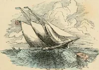 An illustration from Starboard and port: the "Nettie" along shore (1876)