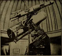 An illustration from Stars and telescopes; a hand-book of popular astronomy, founded on the 9th ed. of Lynn's Celestial motions (1899)