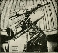 An illustration from Stars and telescopes; a hand-book of popular astronomy founded on the 9th ed. of Lynn's Celestial motions (1901)