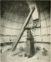 An illustration from Stars and telescopes; a hand-book of popular astronomy founded on the 9th ed. of Lynn's Celestial motions (1901)