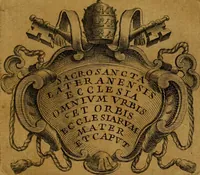 An illustration from Stato della SS. chiesa papale Lateranense nell'anno MDCCXXIII (1723)