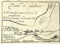 Picture 6 of 10 from Stato del Ponte Felice : rappresentato alli eminentissi[m]i e reverendissimi signori cardinali della S.C. dell' acque (1682), leaf 40
