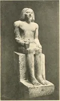 An illustration from Statuen und Statuetten von Königen und Privatleuten im Museum von Kairo, Nr. 1-1294 (1911)