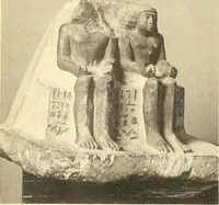 An illustration from Statuen und Statuetten von Königen und Privatleuten im Museum von Kairo, Nr. 1-1294 (1911)