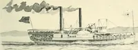 An illustration from Old steamboat days on the Hudson River; tales and reminiscences of the stirring times that followed the introduction of steam navigation (1907)