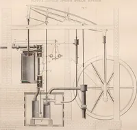 An illustration from The steam engine familiarly explained and illustrated; with an historical sketch of its invention and progressive improvement; (1836)