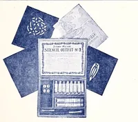 An illustration from Stencils & stencil materials. (1910)